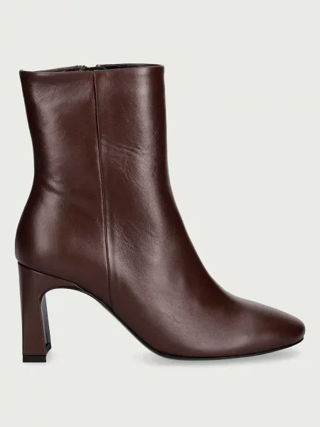 Souliers Martinez bokacsizma női bőr KAROL barna