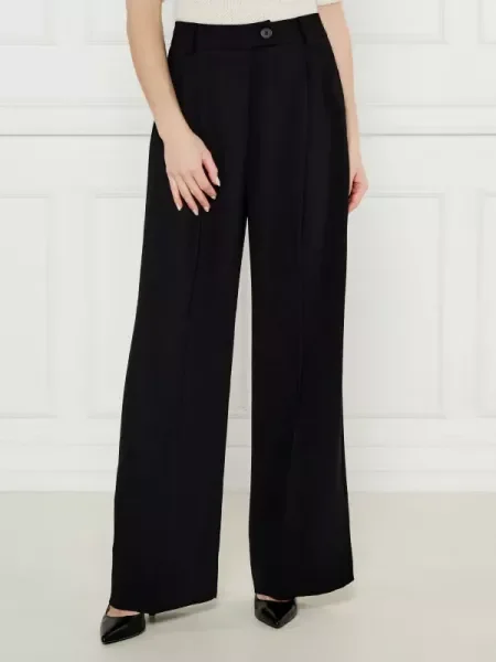 Marella Pantaloni OLINTO | flare fit negru