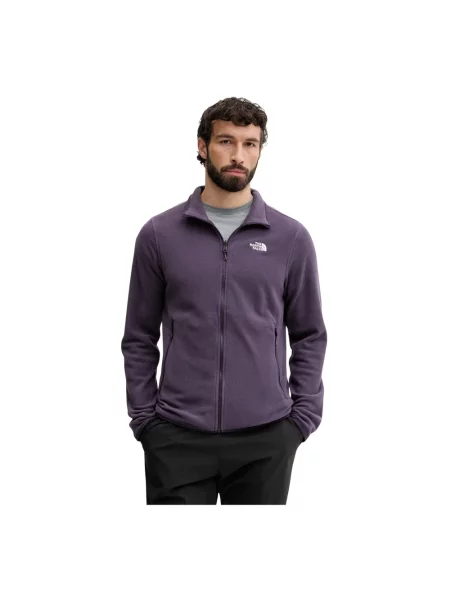 Bluza polarowa The North Face polarowa fioletowa