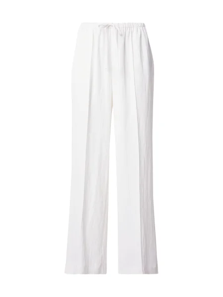 Gina Tricot Pantaloni cu dungă alb