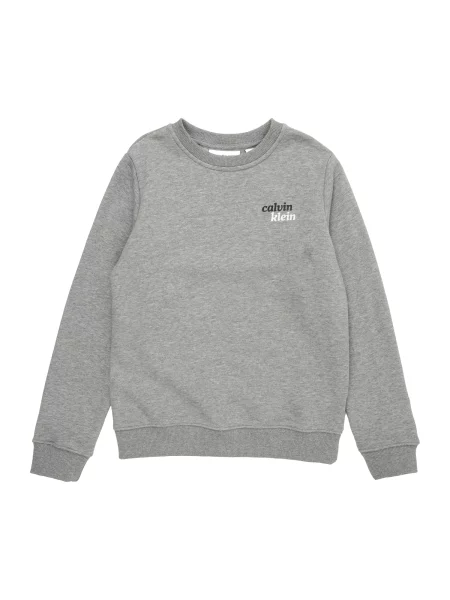 Calvin Klein Mikina šedá bílá