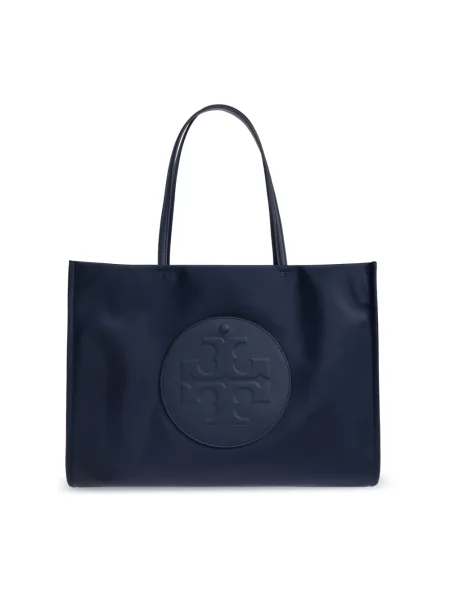Shopperka Tory Burch niebieska