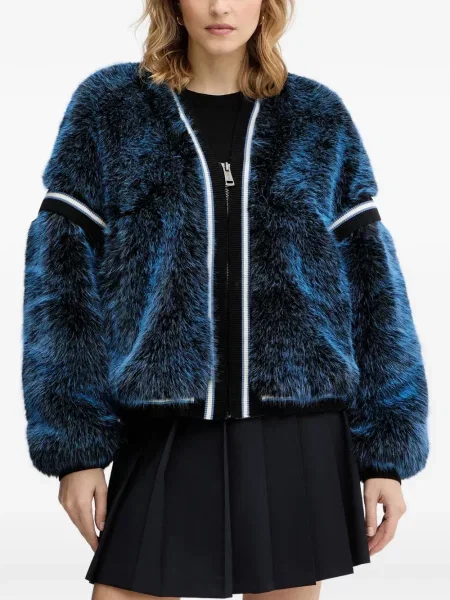 Geacă Guess cu dungi albastru