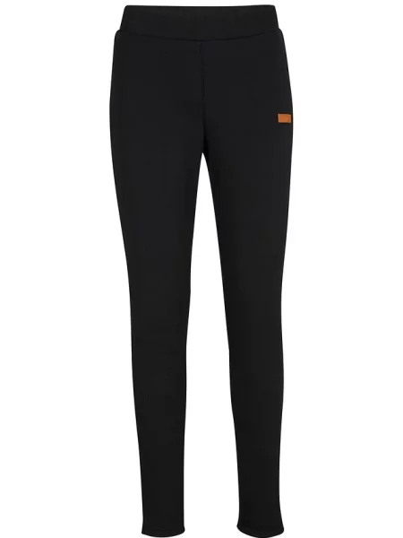 Legginsy na podszewce z polaru baranka czarne