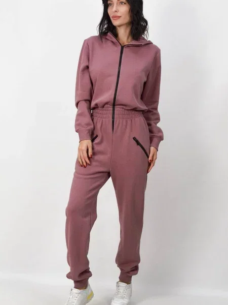 Комбинезон рожевий