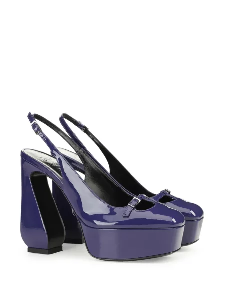 Bateliai Sergio Rossi slingback mėlyna