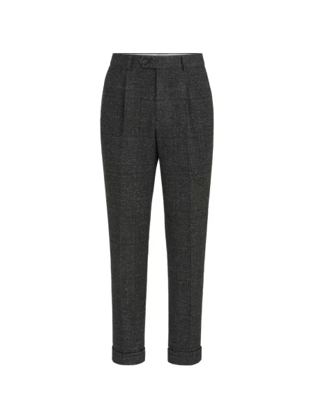 Pantaloni Brunello Cucinelli de lână gri