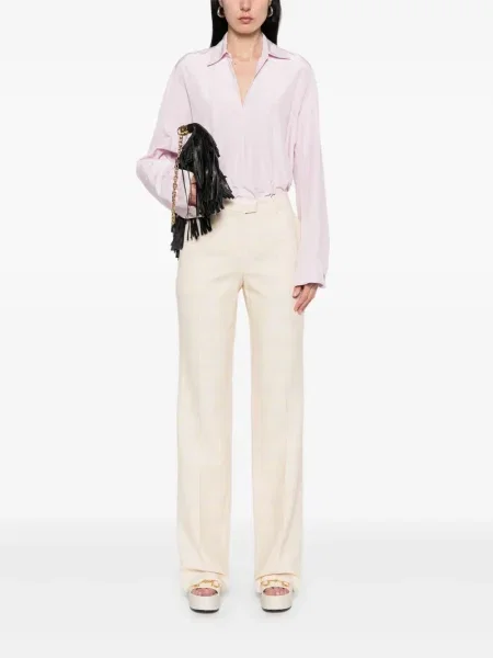 Pantaloni Etro în carouri galben