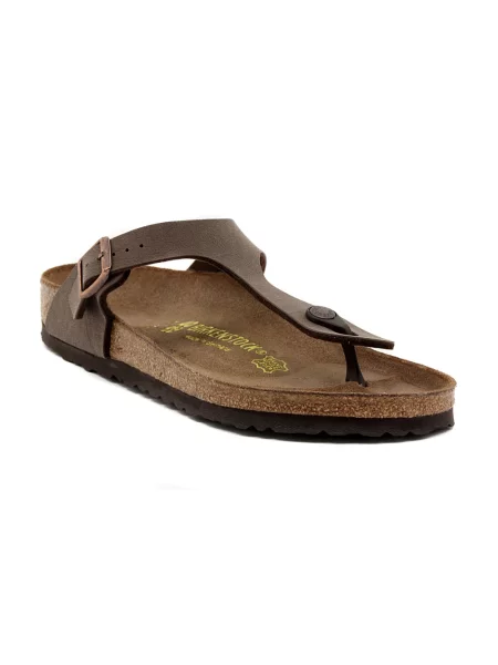 Birkenstock Obuwie unisex 39 EU Skóra Sandały Gizeh brązowy