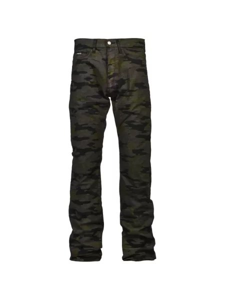 Pantaloni Lifeiswar cu imagine cu model camuflaj gri