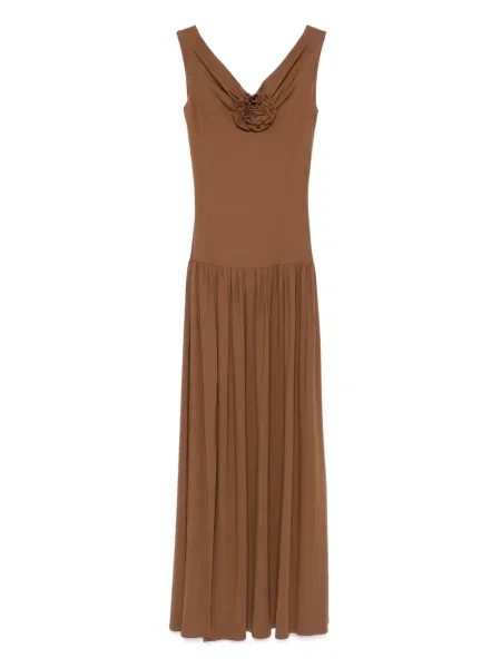 Rochie midi Roserry fără mâneci până la genunchi de costum roz