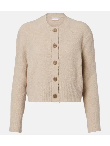 Decupat cardigan Altuzarra de lână bej