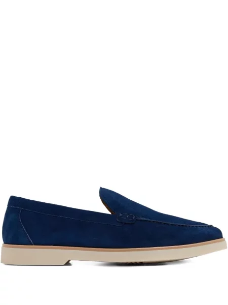 Pantofi loafer Magnanni din piele de căprioară albastru
