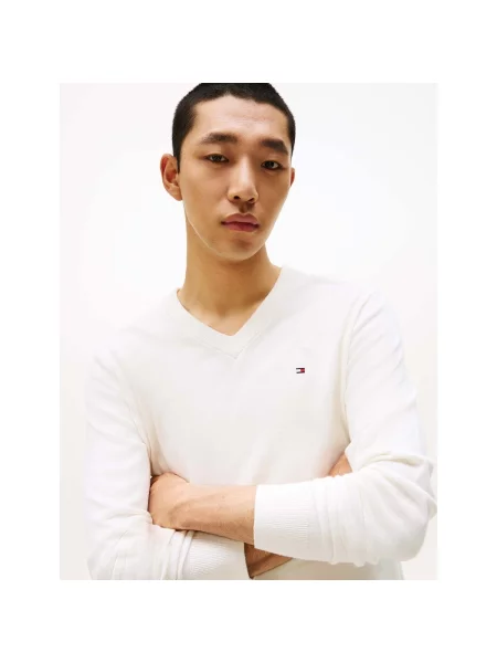 Tommy Hilfiger Pulover cu adaos de cașmir bej