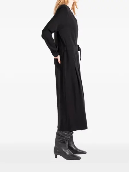 Rochie midi Société Anonyme plic negru