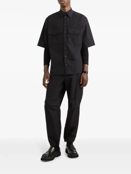 Pantaloni cargo Dolce & Gabbana plisate negru