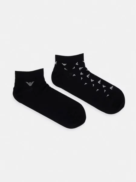 Emporio Armani Underwear ponožky pánske s bavlnou čierna