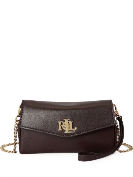 Body Lauren Ralph Lauren din piele cu autograf maro