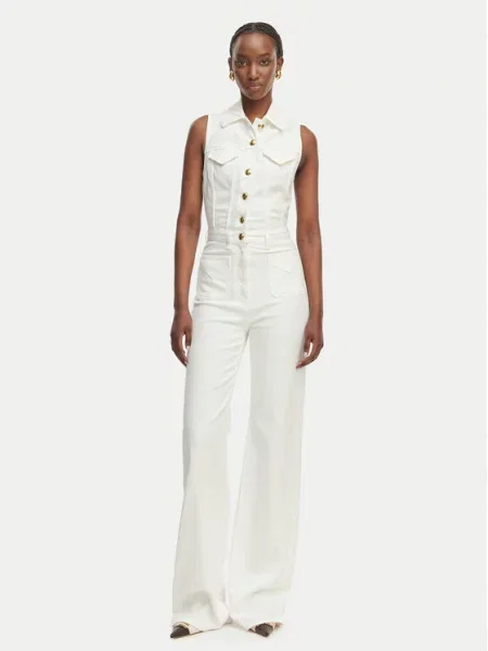 Elisabetta Franchi Salopetă alb