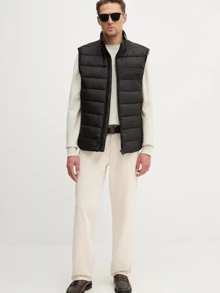 BOSS BLACK Vestă H-Cenito negru