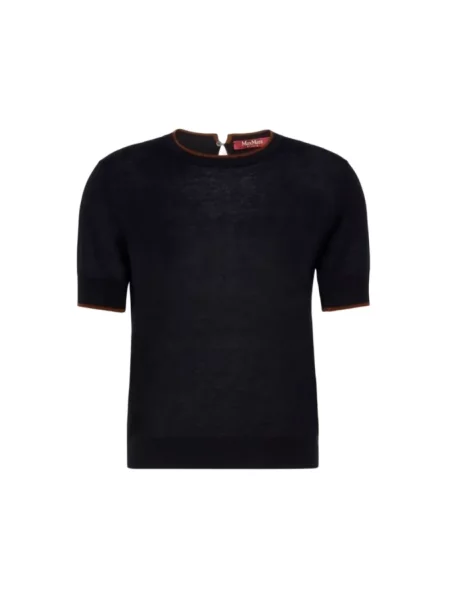 Sweter Max Mara wełniany niebieski