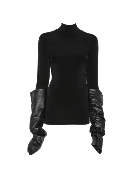 Top Darkpark din piele negru