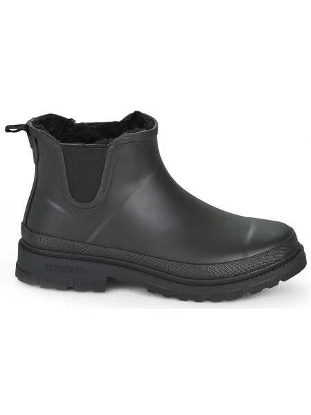 Pantofi Verbenas cu blană negru