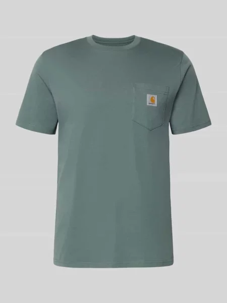 Carhartt Wip Koszulki Mężczyzna L S/S Pocket T-Shirt zielony