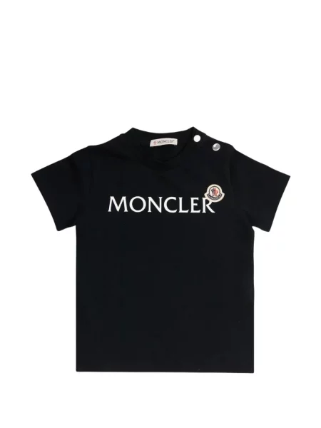 Koszulka dziecięca Moncler Enfant niebieska