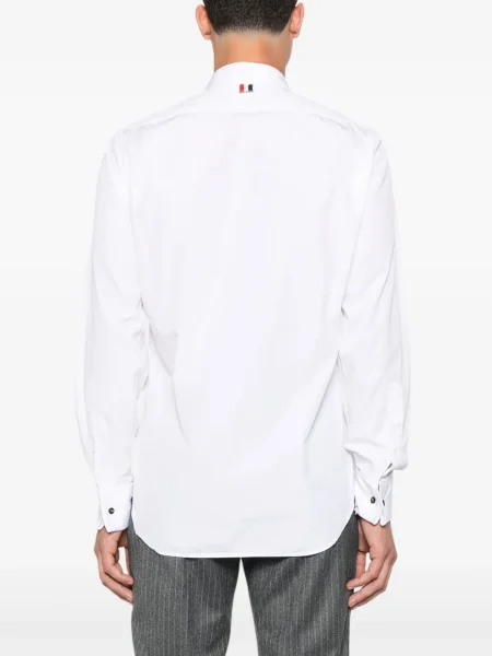 Cămașă Thom Browne cu dungi alb