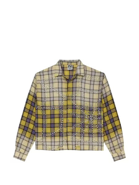 Cămașă Vale de flanelă galben