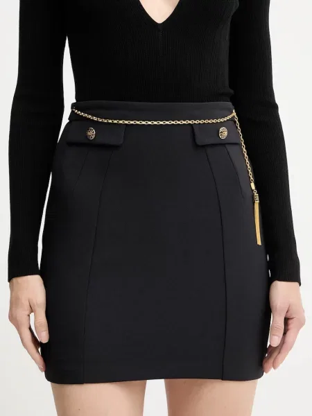 Elisabetta Franchi fustă mini drept negru