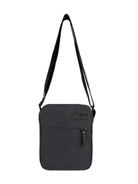 Кожаная сумка кросс-боди Exodus серая