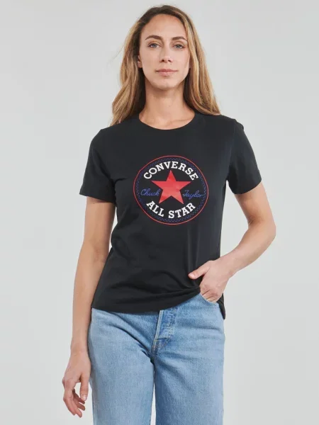 Klasična majica Converse crna