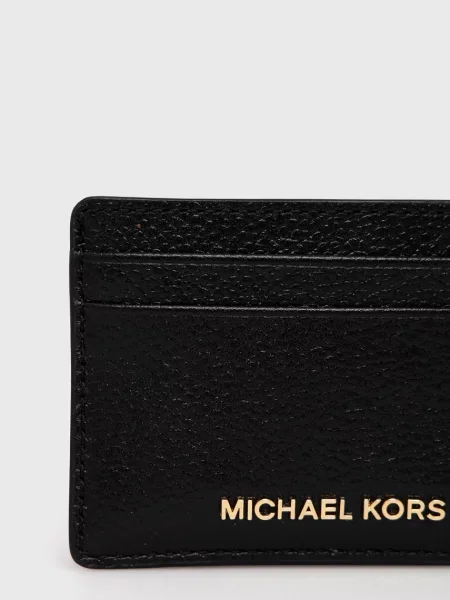 Portfel Michael Michael Kors skórzany czarny