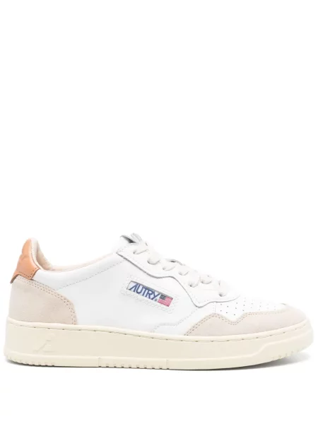 Bőr sneaker Autry fehér