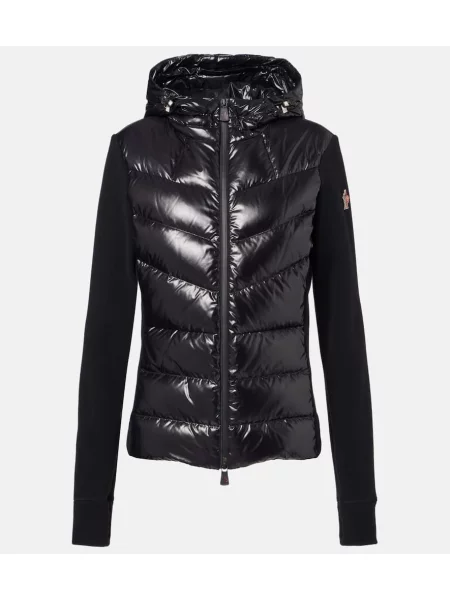 Puhovka Moncler Grenoble črna