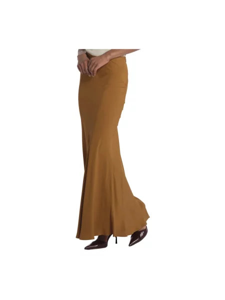 Długa spódnica maxi Federica Tosi brązowa