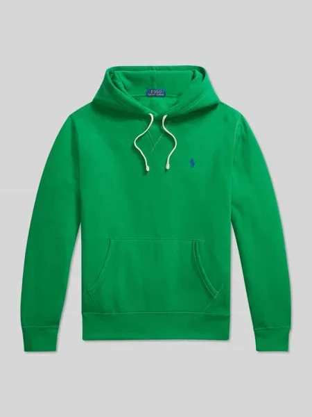 Bluza z kapturem o kroju regular fit z mieszanki bawełny Polo Ralph Lauren zielona
