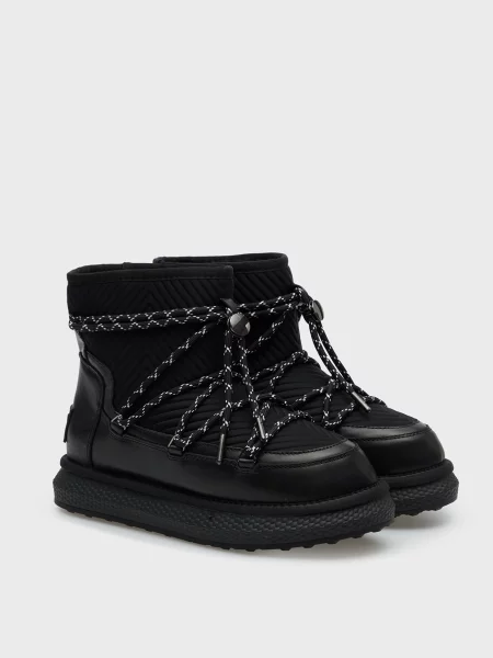 Кожаные дутики Prpy черные