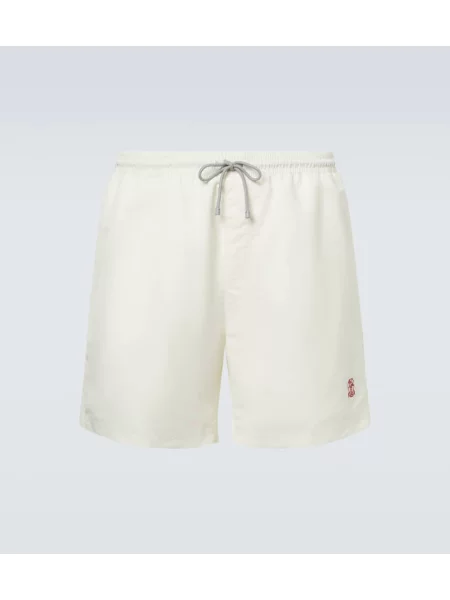 Kąpielówki Brunello Cucinelli białe