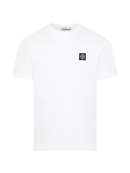 Póló Stone Island strasszokkal fehér