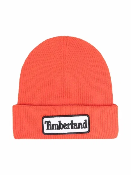 Czapka dziecięca Timberland pomarańczowa
