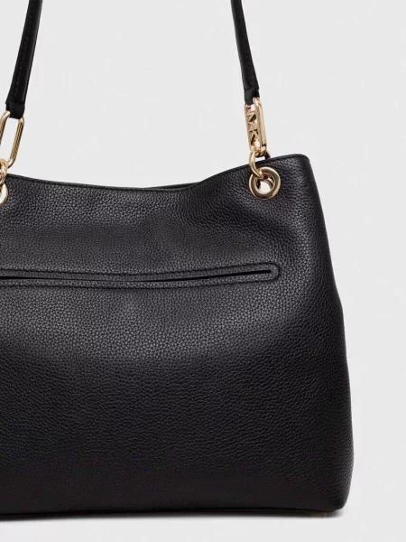 Geanta de piele Michael Michael Kors din piele negru