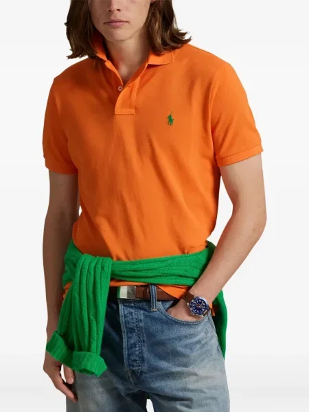 Μικρός κασκέτο Polo Ralph Lauren με χαμηλή μέση υφαίνω διαγωνίως πράσινο