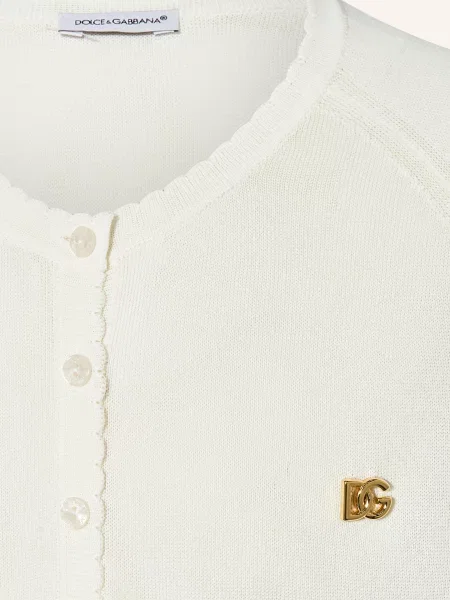 Dolce & Gabbana Kardigan weiss biały