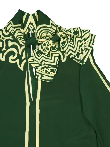 Rochie Johanna Ortiz de mătase verde