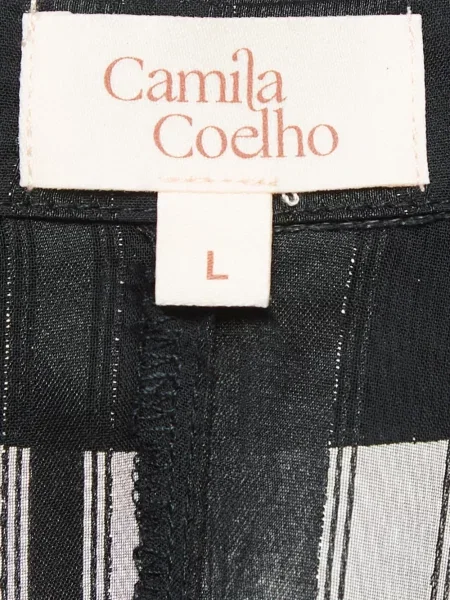 Kombinezon Camila Coelho w paski czarny