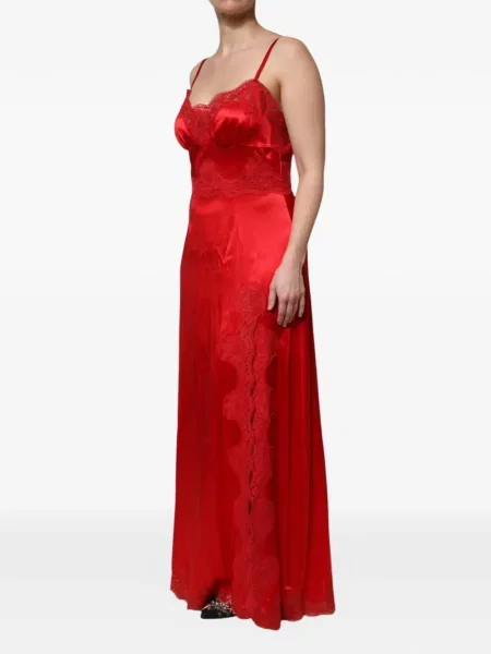 Rochie maxi Dolce & Gabbana roșu