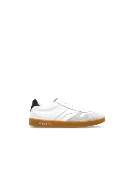 Sneakersy Iceberg zamszowe białe